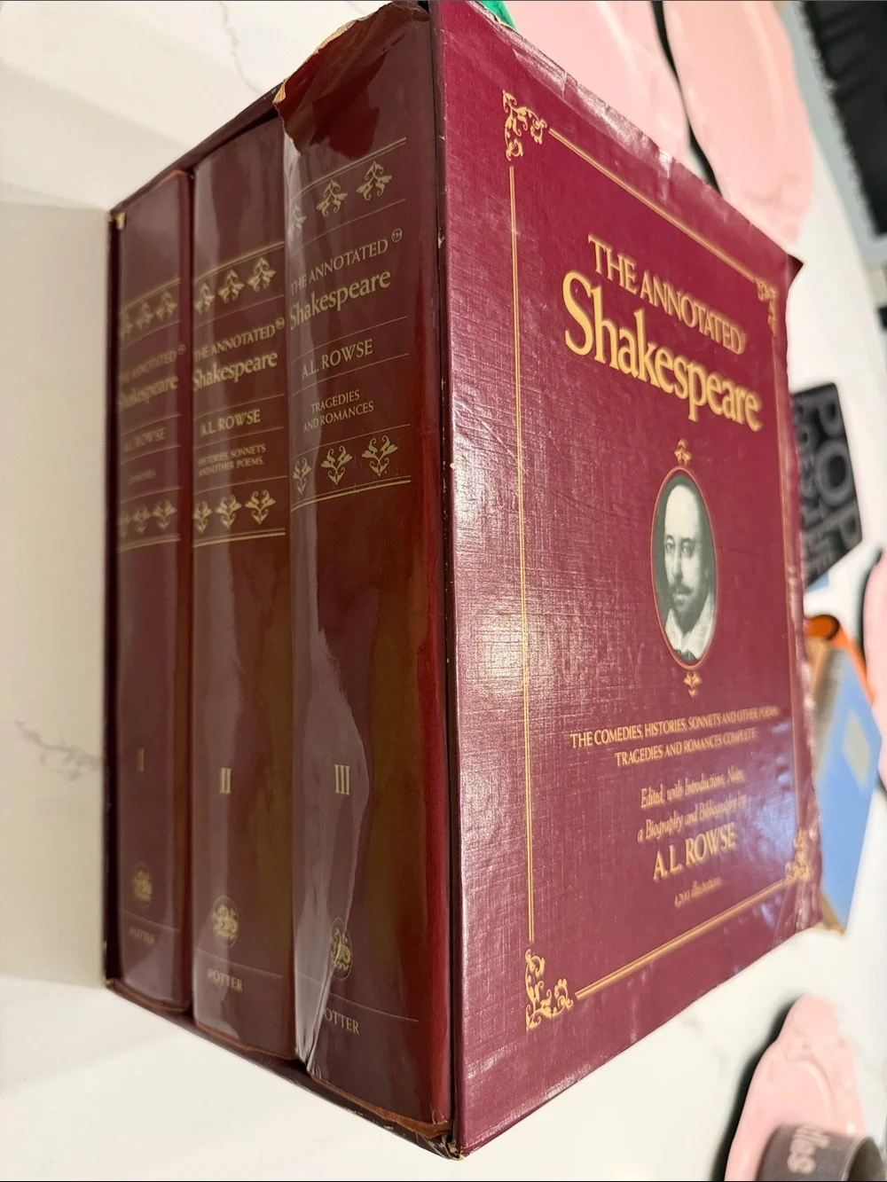 The Annotated Shakespeare - A.L. Rowse First Edition!